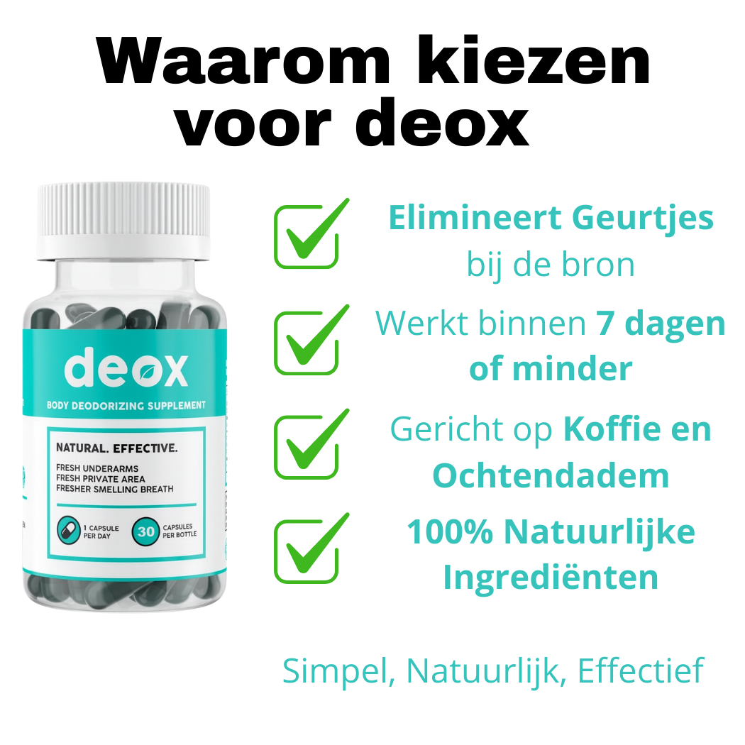 Deox - Verwijdert Slechte Adem Binnen 7 Dagen